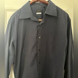 Valentino Roma Men's Black Dress Shirt